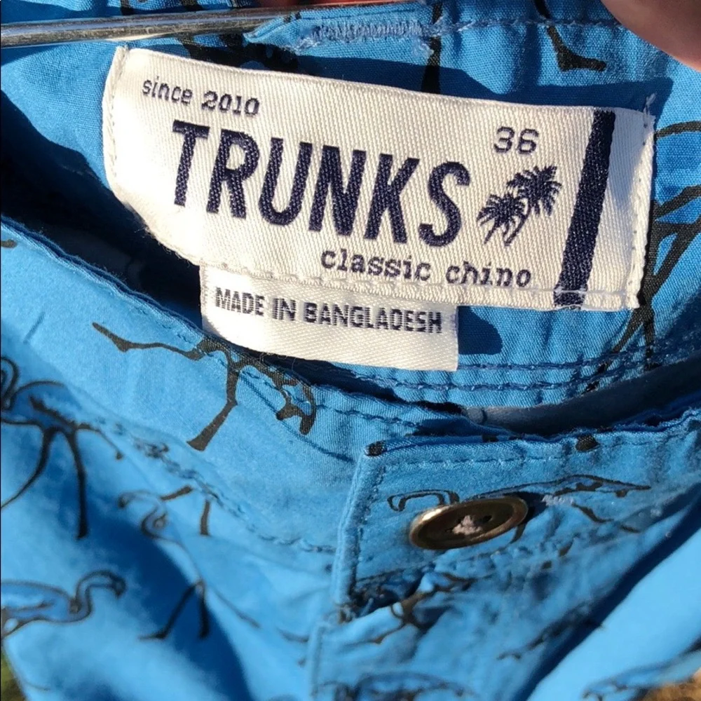 Trunks Surf & SwimCo Deep Water Luca Poplin men’s  Shorts size 36 new with tags